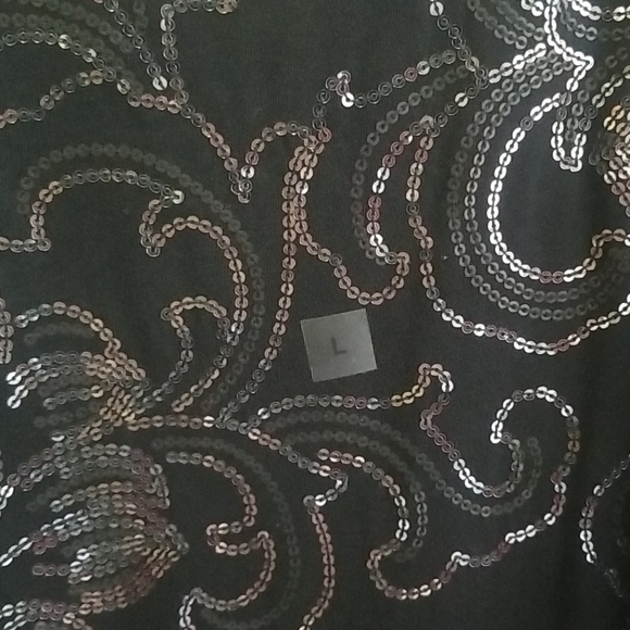 Express Dreamweight Cotton Dress w/Sequins - Picture 3 of 6